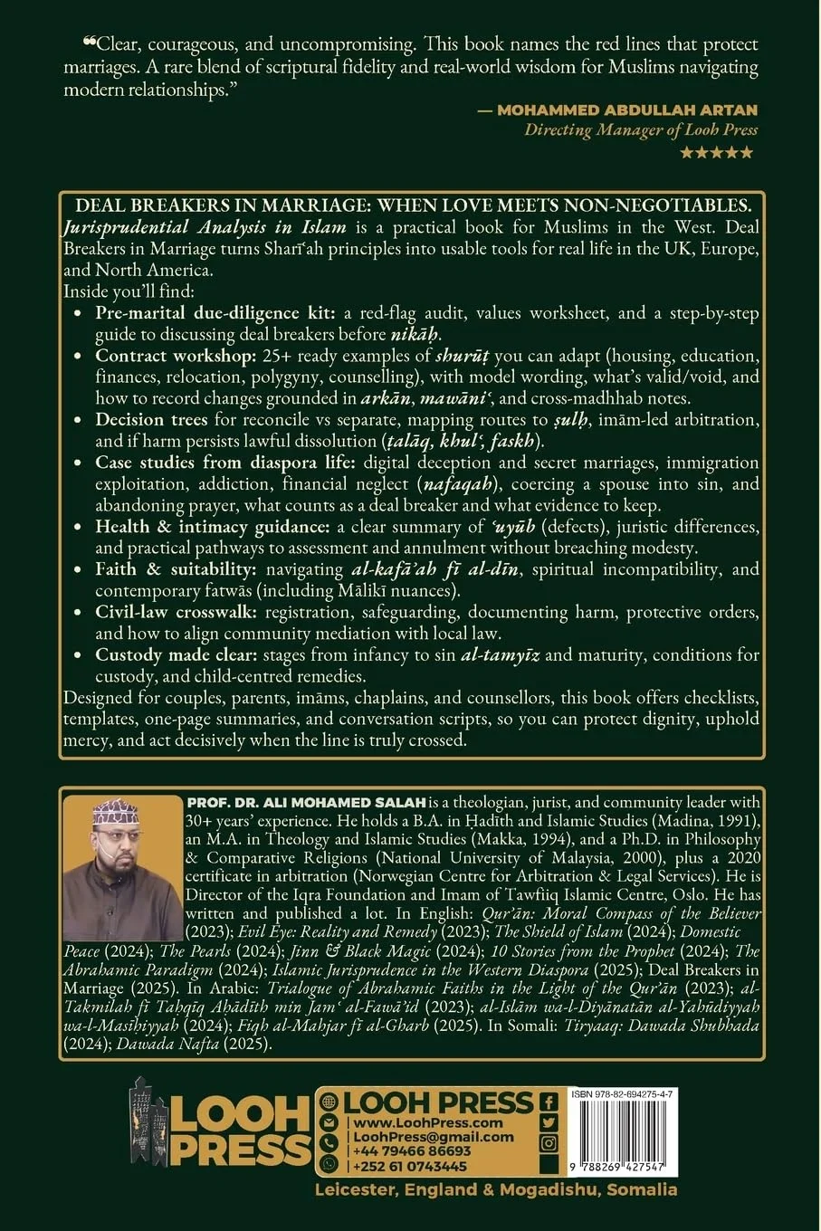 Deal Breakers in Marriage: When Love Meets Non-Negotiables. Jurisprudential Analysis in Islam.